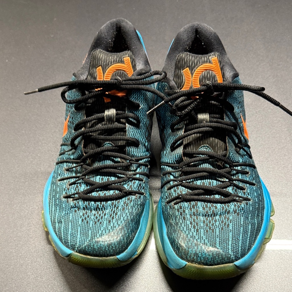 Nikes KD Black and Blue Athletic Shoes